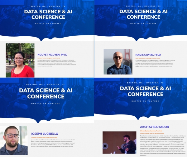 The Inaugural International Data Science &amp; AI Conference - Dec 1 2019